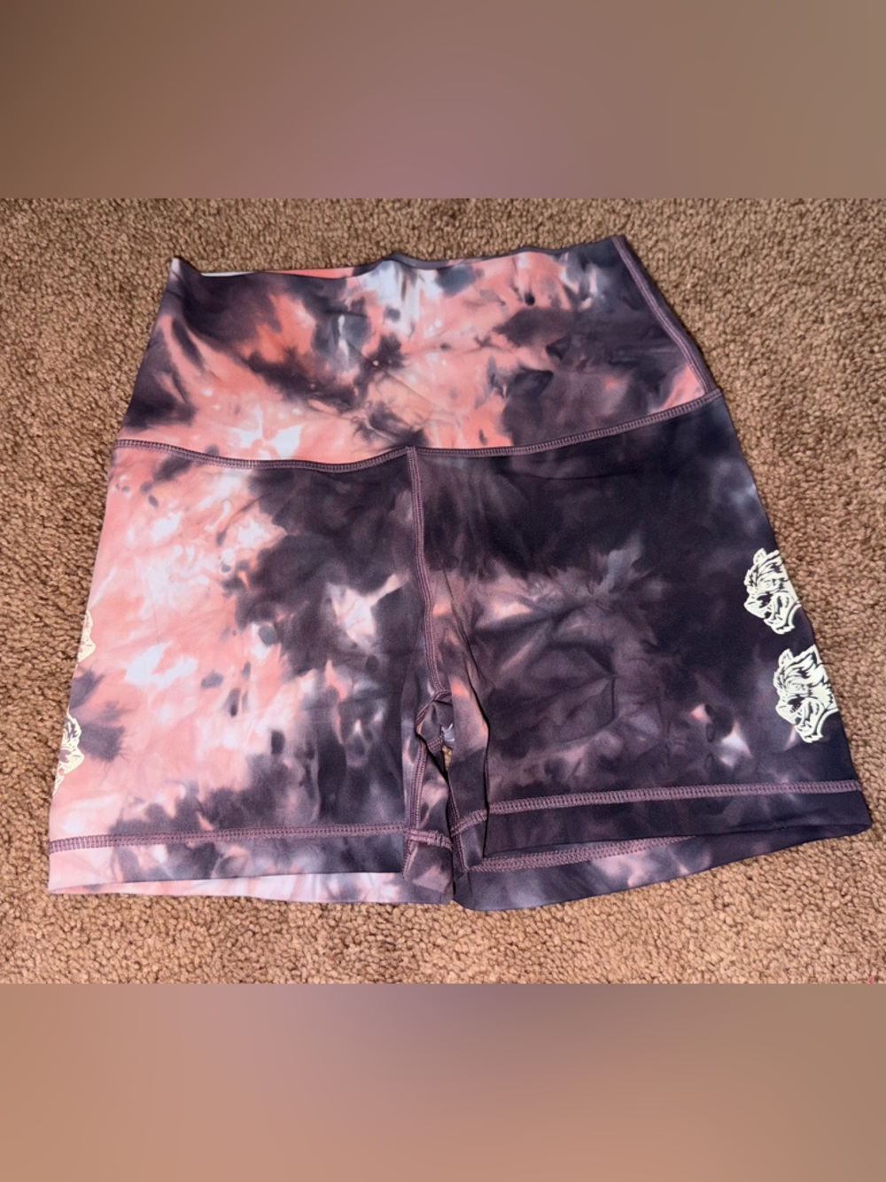 Darc Sport Tie-Dye Athletic Bike Shorts